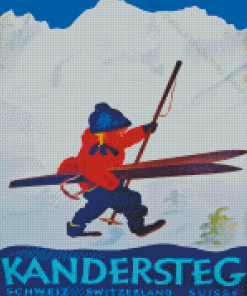 Kandersteg Poster Diamond Painting