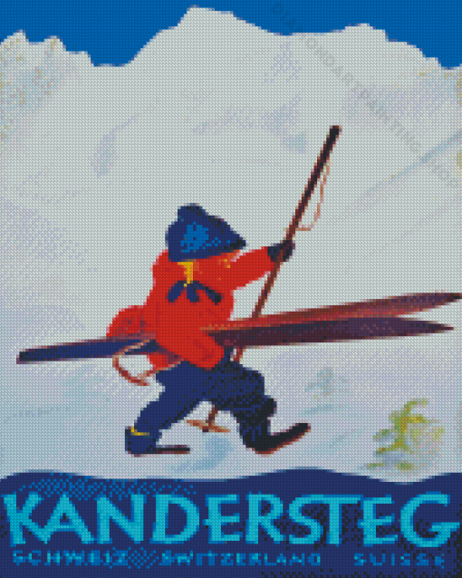 Kandersteg Poster Diamond Painting