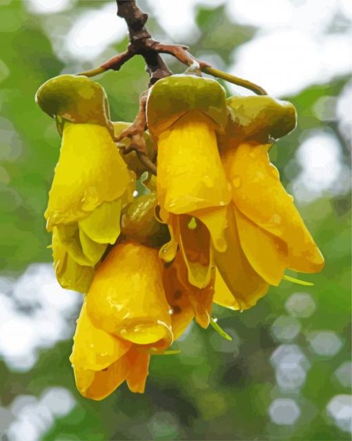 Kowhai Plant Diamond Painting