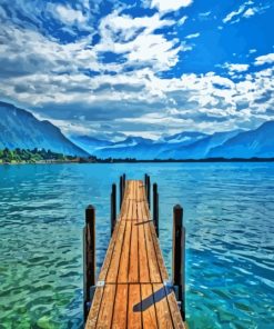 Lake Geneva Pier Diamond Painting