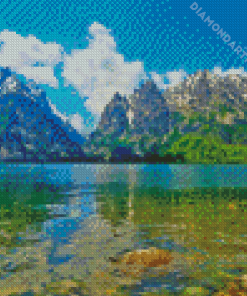 Lake Teton National Park Diamond Painting