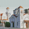 Larnaca Church Building Diamond Painting