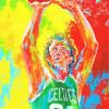 Larry Bird Colorful Art Diamond Painting