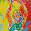 Larry Bird Colorful Art Diamond Painting