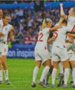 Lionesses Soccer Diamond Painting