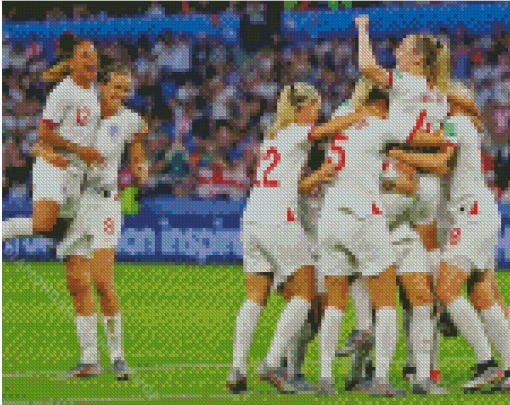 Lionesses Soccer Diamond Painting