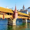 Lucerne Spreuer Bridge Diamond Painting