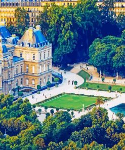 Luxembourg Gardens View Diamond Painting