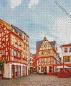 Mainz Germany Old Town Diamond Painting