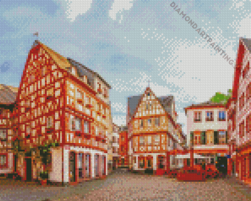 Mainz Germany Old Town Diamond Painting