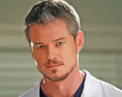 Mark Sloan Greys Anatomy Character Diamond Painting