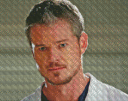 Mark Sloan Greys Anatomy Character Diamond Painting