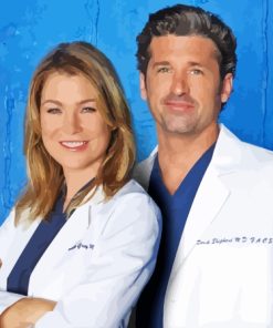 Meredith Grey And Derek Shepherd Diamond Painting