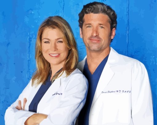 Meredith Grey And Derek Shepherd Diamond Painting