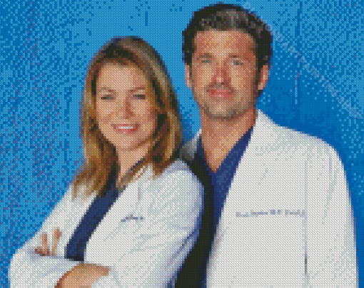 Meredith Grey And Derek Shepherd Diamond Painting