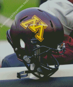 Minnesota Gophers Helmet Diamond Painting