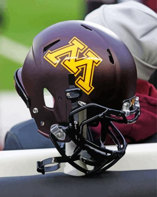 Minnesota Gophers Helmet Diamond Painting