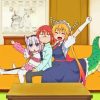 Miss Kobayashis Dragon Maid Anime Diamond Painting