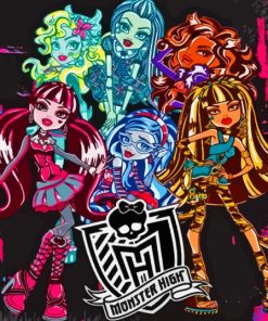 Monster High Poster Diamond Painting