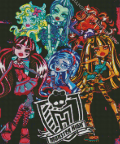 Monster High Poster Diamond Painting