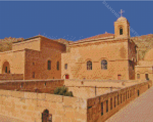 Mor Hananyo Monastery Mardin Turkey Diamond Painting