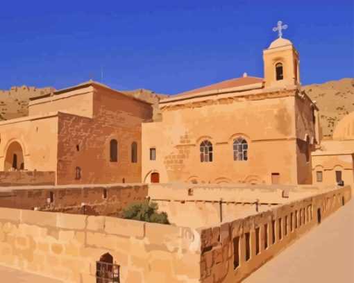 Mor Hananyo Monastery Mardin Turkey Diamond Painting