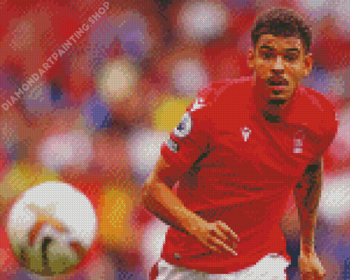 The Footballer Morgan Gibbs White For Diamond Painting