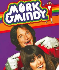 Mork And Mindy Sitcom Poster Diamond Painting