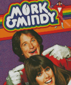 Mork And Mindy Sitcom Poster Diamond Painting