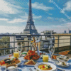 Morning Breakfast In Paris Diamond Painting