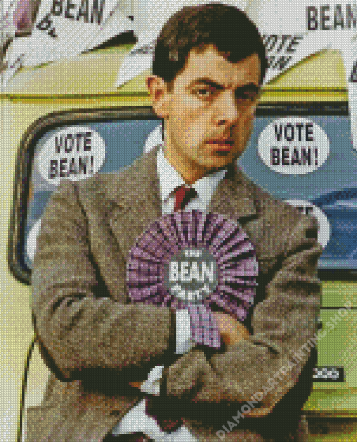 Mr Bean Atkinson Diamond Painting