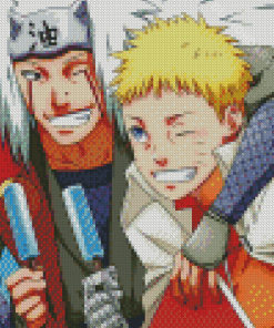 Naruto And Jiraiya Diamond Painting