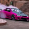 Nissan S15 Pink Car Diamond Painting