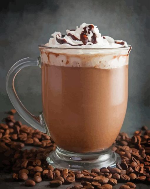 Nutella Coffee Drink Diamond Painting