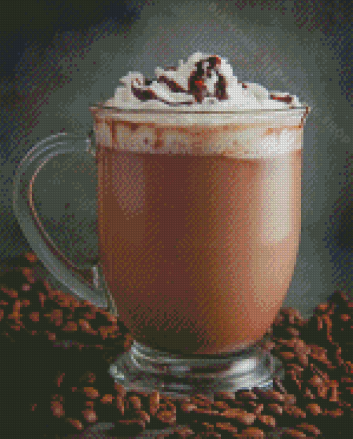 Nutella Coffee Drink Diamond Painting