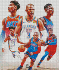 Oklahoma City Thunder Diamond Painting