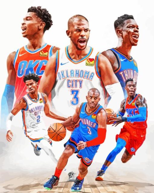 Oklahoma City Thunder Diamond Painting