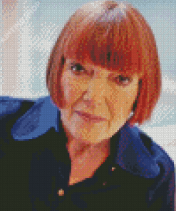 Old British Fashion Designer Mary Quant Diamond Painting