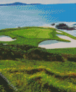 Pebble Beach Golf Diamond Painting