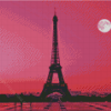 Pink Sky Paris Diamond Painting