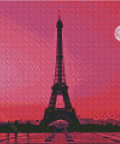 Pink Sky Paris Diamond Painting