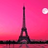 Pink Sky Paris Diamond Painting