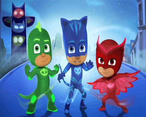 PJ Masks Diamond Painting