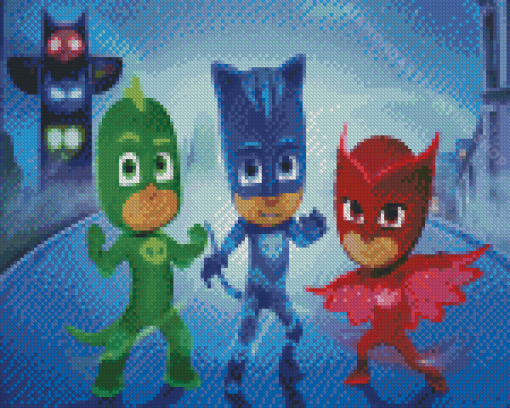 PJ Masks Diamond Painting