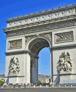 Place Arc De Triomphe Paris Charles Gaulle Diamond Painting