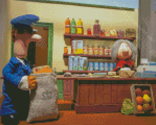 Postman Pat Animation Diamond Painting