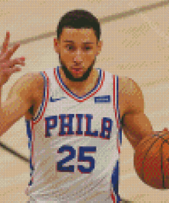 Professional Basketball Player Ben Simmons Diamond Painting