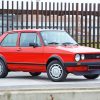 Red Golf 1 Car Diamond Painting