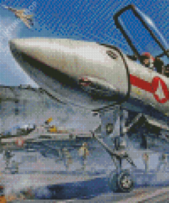 Robotech Macross Art Diamond Painting