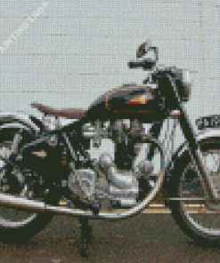 Royal Enfield Bullet Motorcycle Diamond Painting